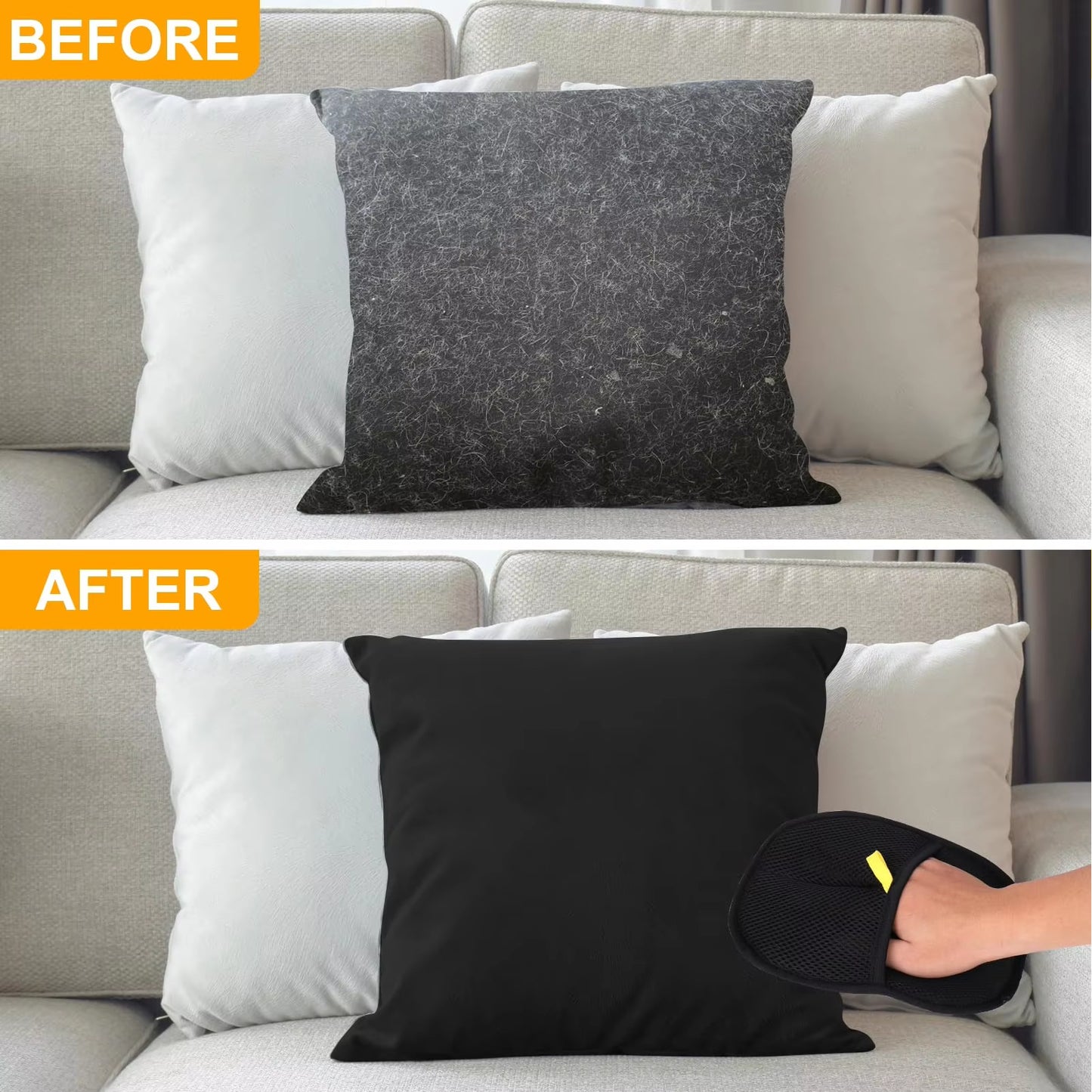 Effortless Dual-Action Deshedding & Bathing Gloves